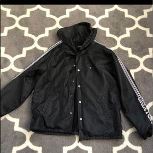 Black Brixton Windbreaker